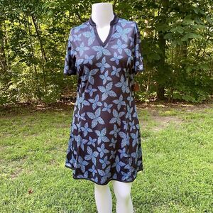 Ben Hogan Golf Dress Sz. Large Pixel Floral UPF 50 Performance Tennis Pickleball